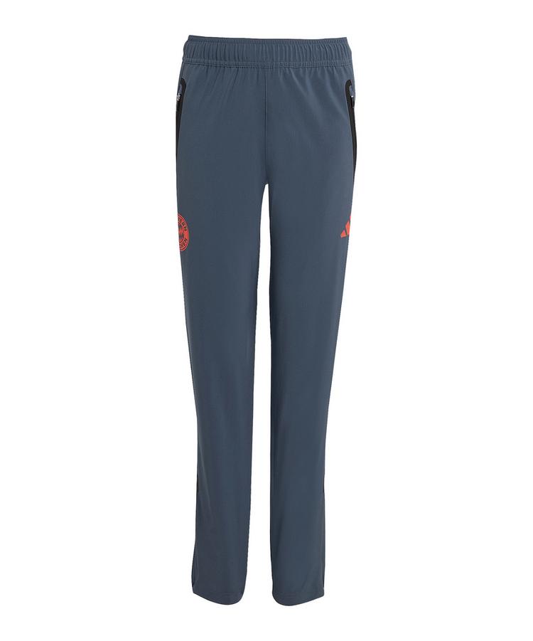 adidas adidas FC Bayern M&uuml;nchen Tech Travel Hose Kids Trainingshose Kinder - grau - 0 | SportScheck