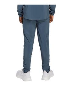 Rückansicht von adidas FC Bayern München Tech Travel Hose Kids Trainingshose Kinder grau