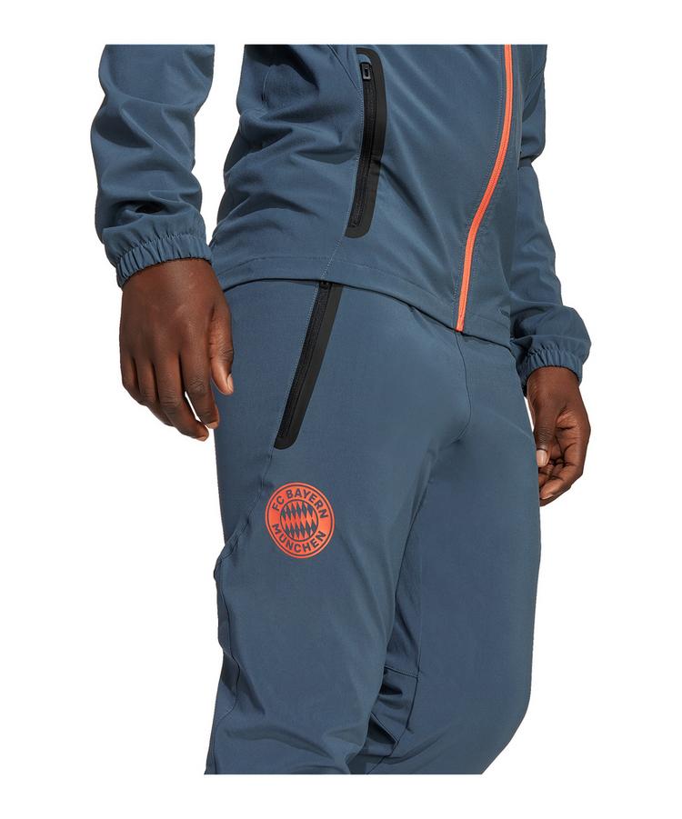 adidas adidas FC Bayern M&uuml;nchen Tech Travel Hose Kids Trainingshose Kinder - grau - 0 | SportScheck