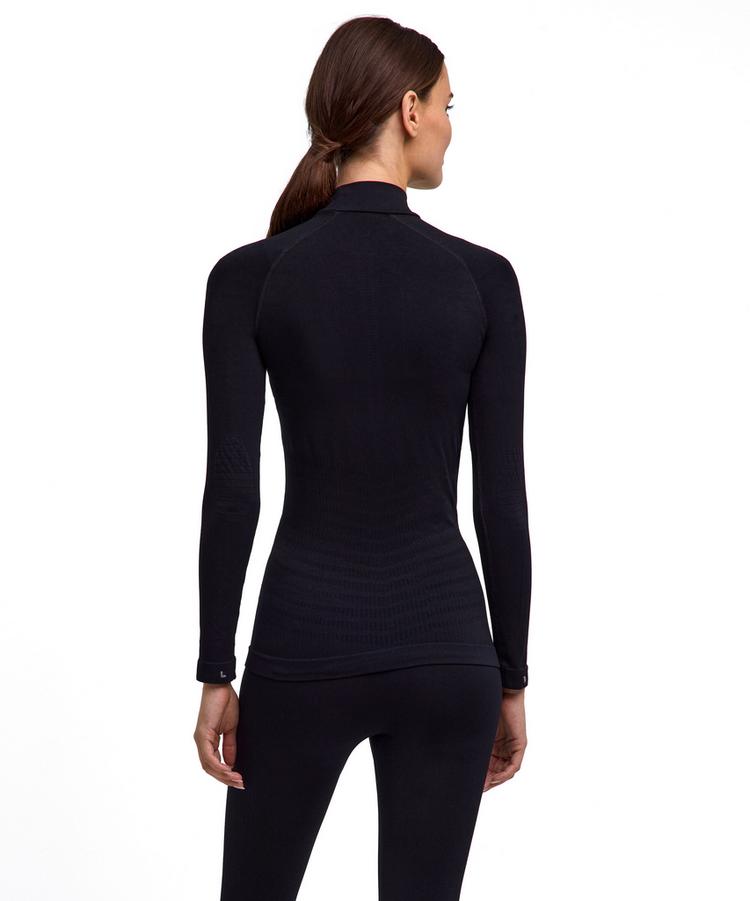 Falke Falke MW Longsleeved Shirt Turtleneck w Langarmshirt Damen - black (3000) - 0 | SportScheck