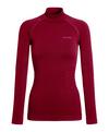 Falke MW Longsleeved Shirt Turtleneck w Langarmshirt Damen - merlot (8117)