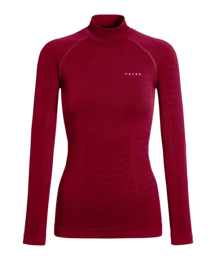 Falke Falke MW Longsleeved Shirt Turtleneck w Langarmshirt Damen - merlot (8117) - 0 | SportScheck