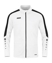 JAKO Power Polyesterjacke Trainingsjacke Herren - weissschwarz