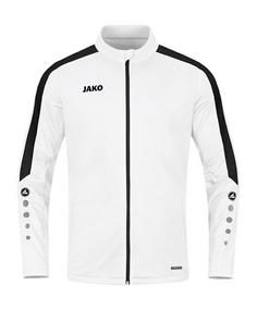 JAKO Power Polyesterjacke Trainingsjacke Herren weissschwarz