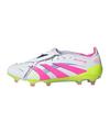 adidas PREDATOR ELITE FT FG Fu&szlig;ballschuhe Herren - ftwr white-lucid pink-lucid lemon