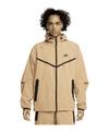 Nike Tech Fleece Jacke Beige Sweatjacke Herren - beigeschwarz