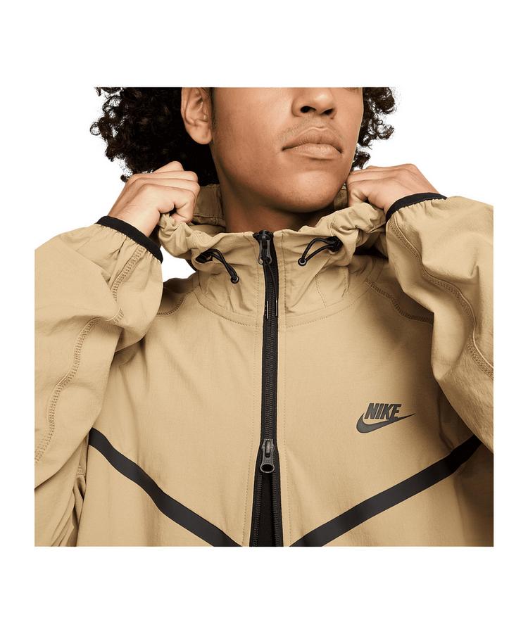 Nike Nike Tech Fleece Jacke Beige Sweatjacke Herren - beigeschwarz - 0 | SportScheck