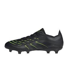 Rückansicht von adidas PREDATOR LEAGUE FG-MG Fußballschuhe Herren cblack-carbon-luclem