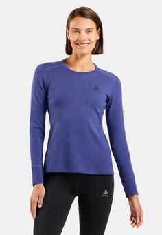 Rückansicht von Odlo MERINO 260 Funktionsshirt Damen Skipper Blue(21119)