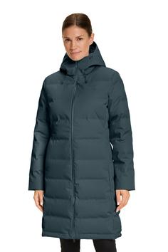 Rückansicht von Nordisk Moana Daunenmantel Damen Dark Slate Blue