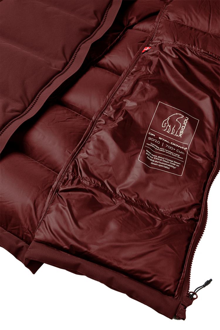 Nordisk Nordisk Aukea Daunenmantel Damen - Madder Brown - 2 | SportScheck