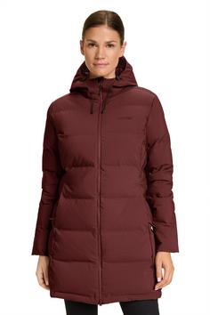 Rückansicht von Nordisk Aukea Daunenmantel Damen Madder Brown