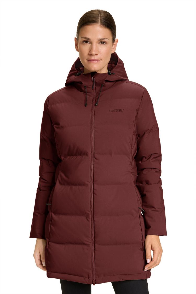 Nordisk Nordisk Aukea Daunenmantel Damen - Madder Brown - 0 | SportScheck