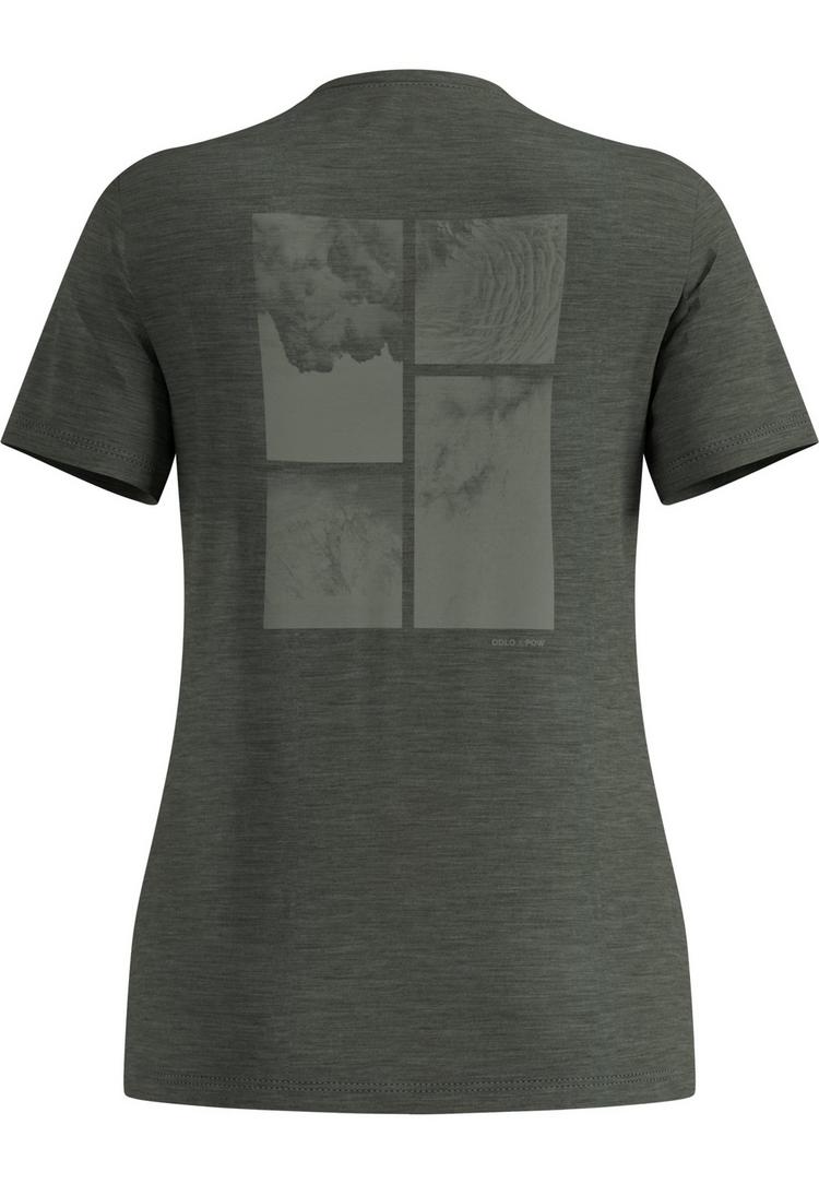 Odlo Odlo ODLO X POW MERINO TENCEL Funktionsshirt Damen - urban chic melange(11004) - 0 | SportScheck