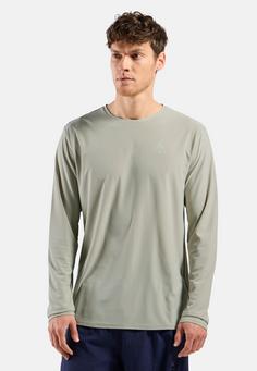 Rückansicht von Odlo ZEROWEIGHT CHILL-TEC Laufshirt Herren agate gray(10867)