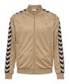 hummel Archive Regular Poly Aop Jacke Sweatjacke - braun
