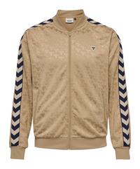 hummel Archive Regular Poly Aop Jacke Sweatjacke - braun