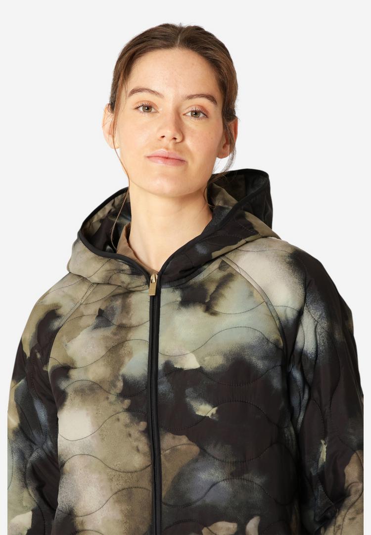 Ilse Jacobsen Ilse Jacobsen QUILTED08P Steppmantel Damen - Moss Print - 0 | SportScheck
