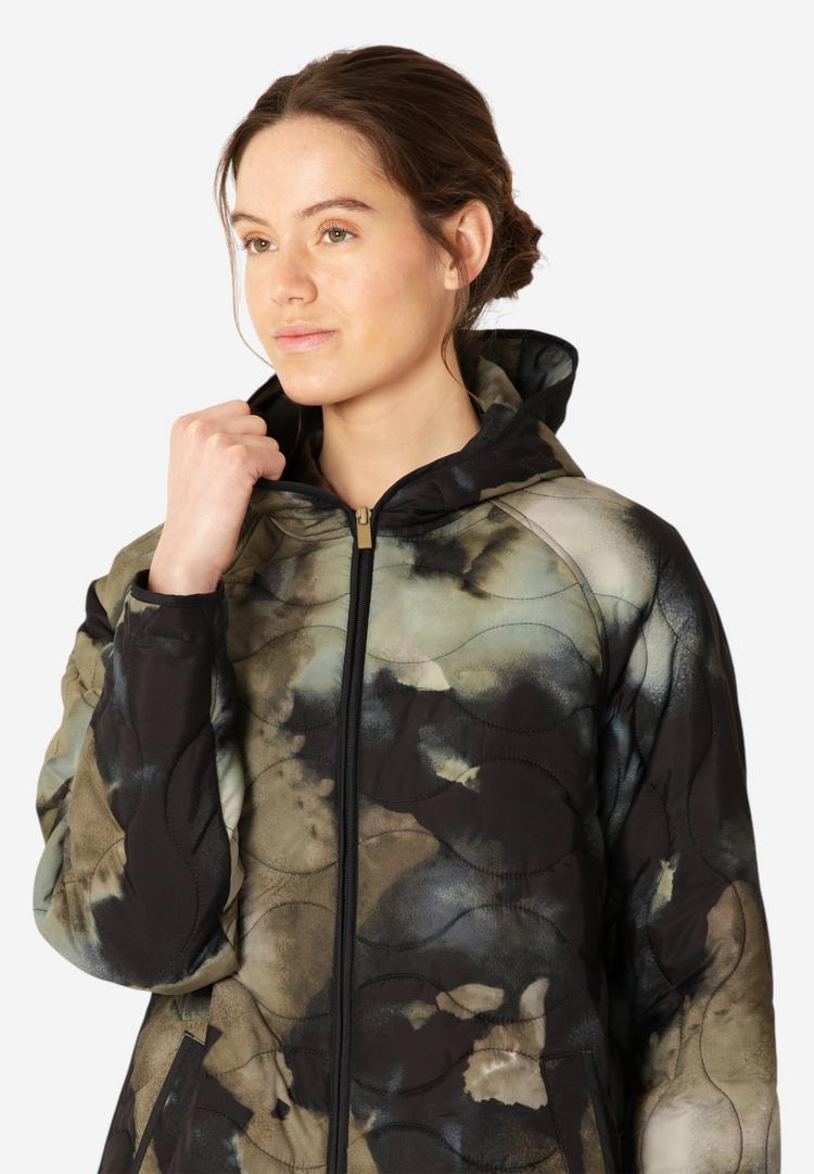 Ilse Jacobsen Ilse Jacobsen QUILTED08P Steppmantel Damen - Moss Print - 1 | SportScheck