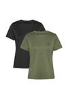 DANISH ENDURANCE Sustain Fitness T-Shirt T-Shirt Damen - black olive