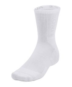 Under Armour 3-Maker Mid-Crew 3er Pack Socken Weiß Fußballstrümpfe weiss