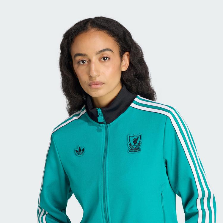 adidas adidas FC Liverpool Terrace Icons Track Top Outdoorjacke Damen - Sea Green - 0 | SportScheck