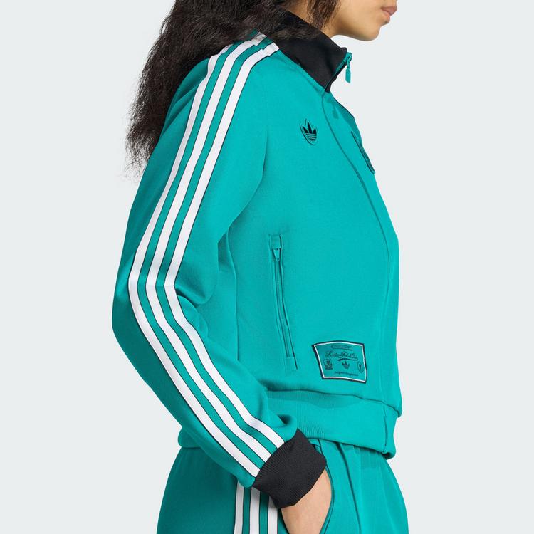 adidas adidas FC Liverpool Terrace Icons Track Top Outdoorjacke Damen - Sea Green - 1 | SportScheck