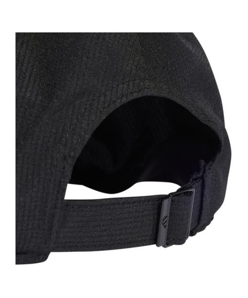 Rückansicht von adidas Aeroready Mütze Cap schwarzweiss