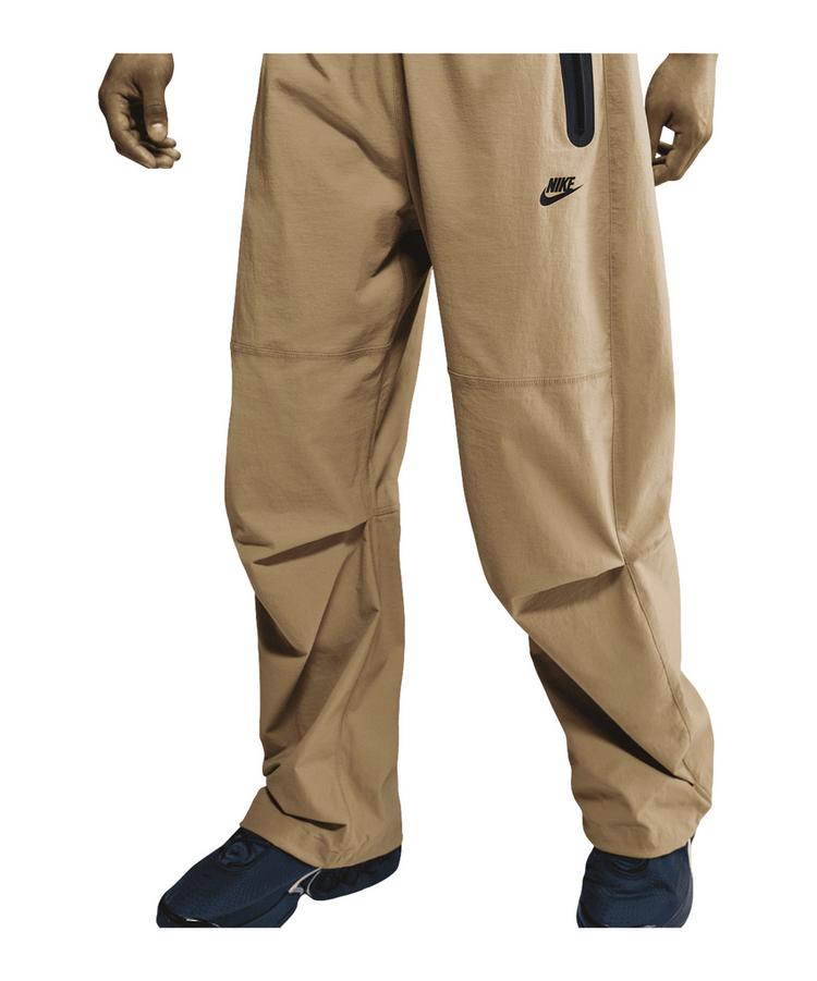 Nike Nike Tech Woven Hose Beige Shorts Herren - beigeschwarz - 0 | SportScheck