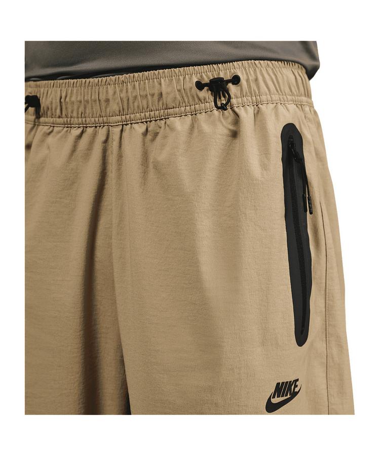 Nike Nike Tech Woven Hose Beige Shorts Herren - beigeschwarz - 2 | SportScheck