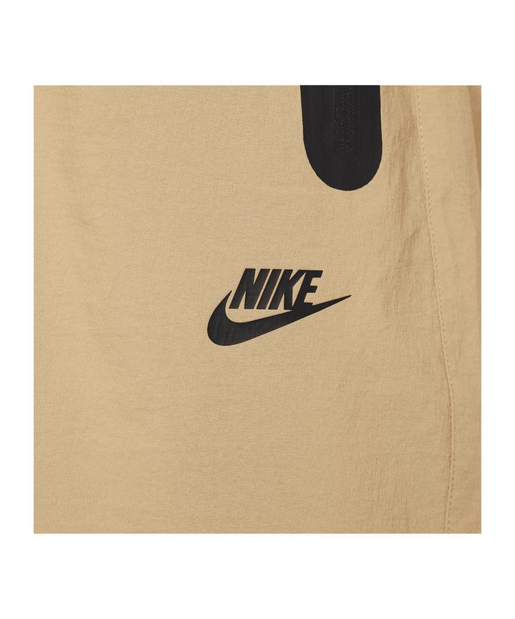 Nike Nike Tech Woven Hose Beige Shorts Herren - beigeschwarz - 3 | SportScheck