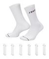 Nike Everyday Crew 6er Pack Socken Wei&szlig; Socken - weissrotschwarz