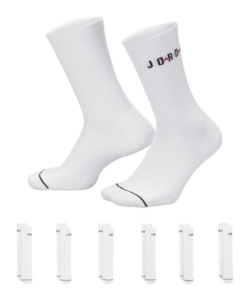 Nike Everyday Crew 6er Pack Socken Wei&szlig; Socken
