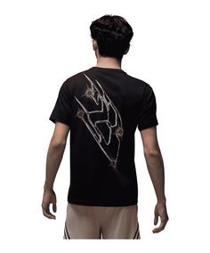 Rückansicht von Nike Sport Dri-FIT T-Shirt Weiß T-Shirt Herren schwarzweiss