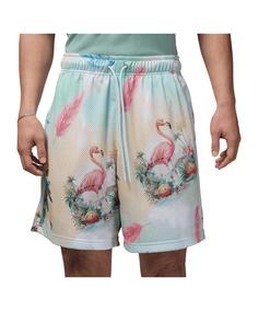 Nike Essentials Printed Mesh Short Beige Sweathose Herren beigeblau