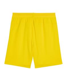 Rückansicht von PUMA teamCup Short Fu&szlig;ballshorts Herren gelbschwarz