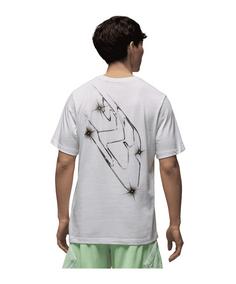 Nike Sport Dri-FIT T-Shirt Weiß T-Shirt Herren weissschwarz