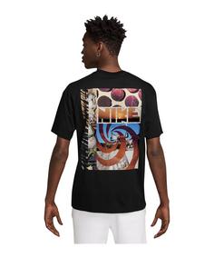 Rückansicht von Nike M90 Open T-Shirt T-Shirt Herren schwarz