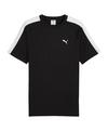 PUMA T7 T-Shirt Wei&szlig; T-Shirt - schwarz