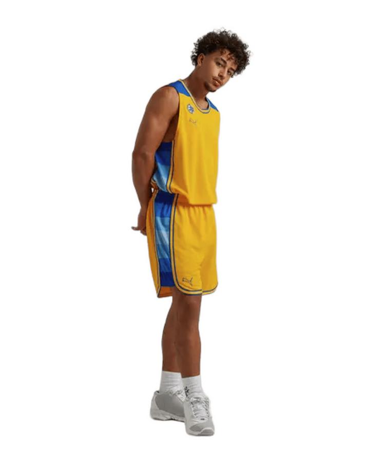 PUMA PUMA Maccabi Tel Aviv Basketball Short Sweathose Herren - gelb - 1 | SportScheck