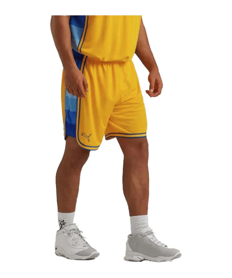 PUMA PUMA Maccabi Tel Aviv Basketball Short Sweathose Herren - gelb - 2 | SportScheck