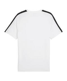Rückansicht von PUMA T7 T-Shirt Weiß T-Shirt weiss