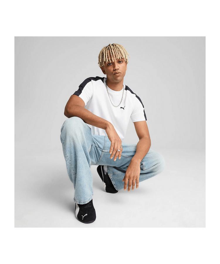 PUMA PUMA T7 T-Shirt Wei&szlig; T-Shirt - weiss - 2 | SportScheck