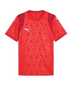 PUMA teamCUP Trikot Fußballtrikot Herren rotweissrot