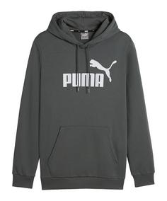 PUMA Essentials Big Logo Hoody Sweatshirt Herren grau