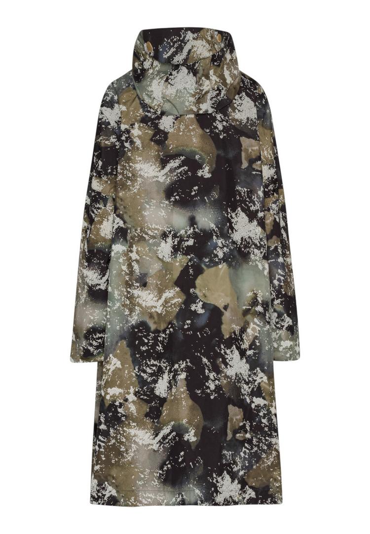 Ilse Jacobsen Ilse Jacobsen RAIN222SPRP Poncho Damen - Moss Print - 0 | SportScheck