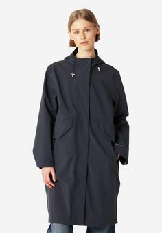 Rückansicht von Ilse Jacobsen DAYBREAK03 Regenmantel Damen dark indigo