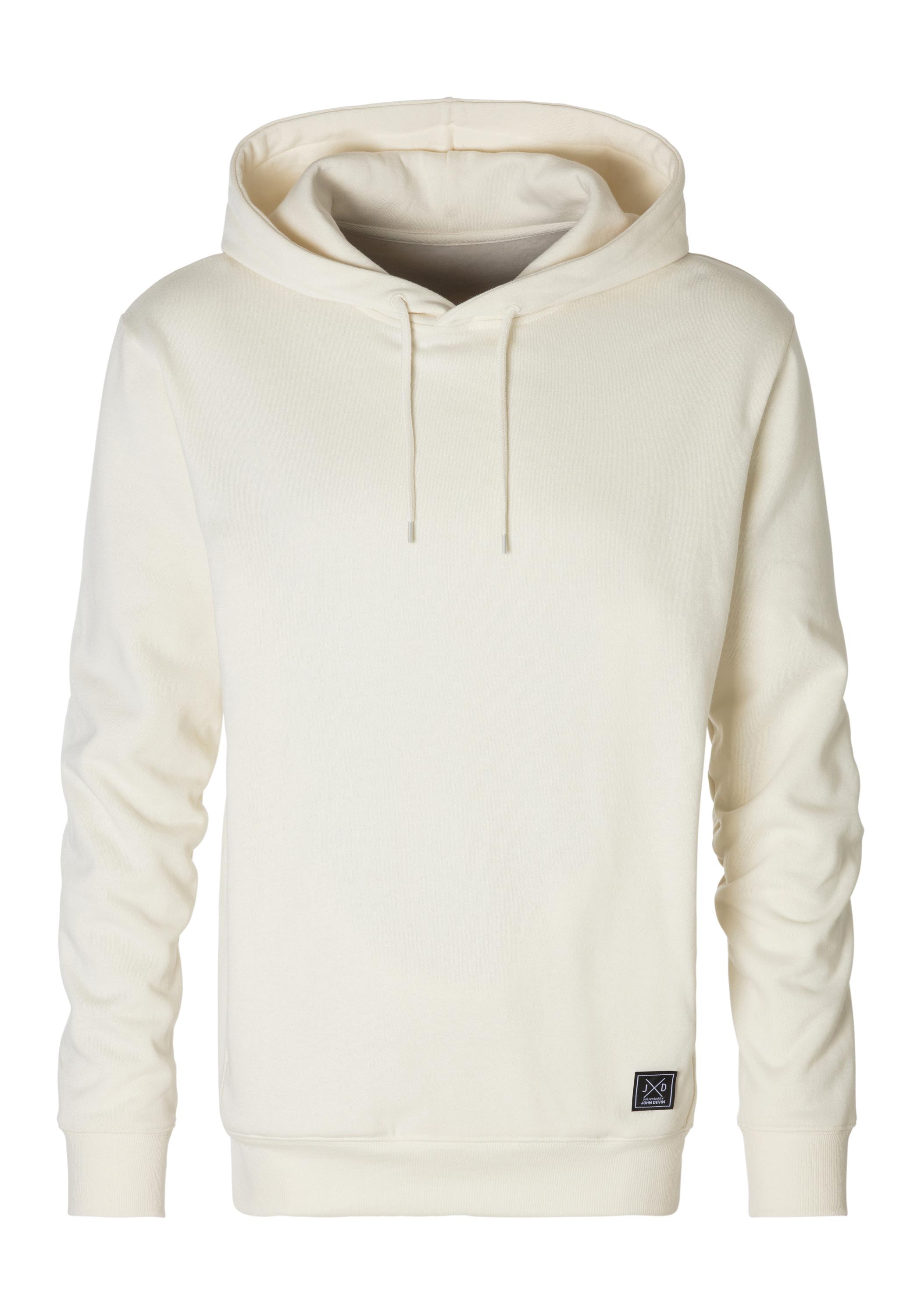 John Devin Hoodie Hoodie Herren - creme