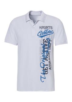 John Devin Poloshirt Poloshirt Herren weiß