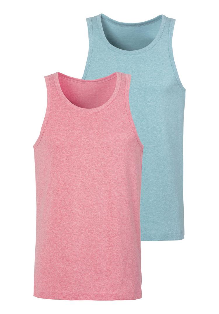 John Devin John Devin Tanktop Tanktop Herren - rot - t&uuml;rkis - 0 | SportScheck